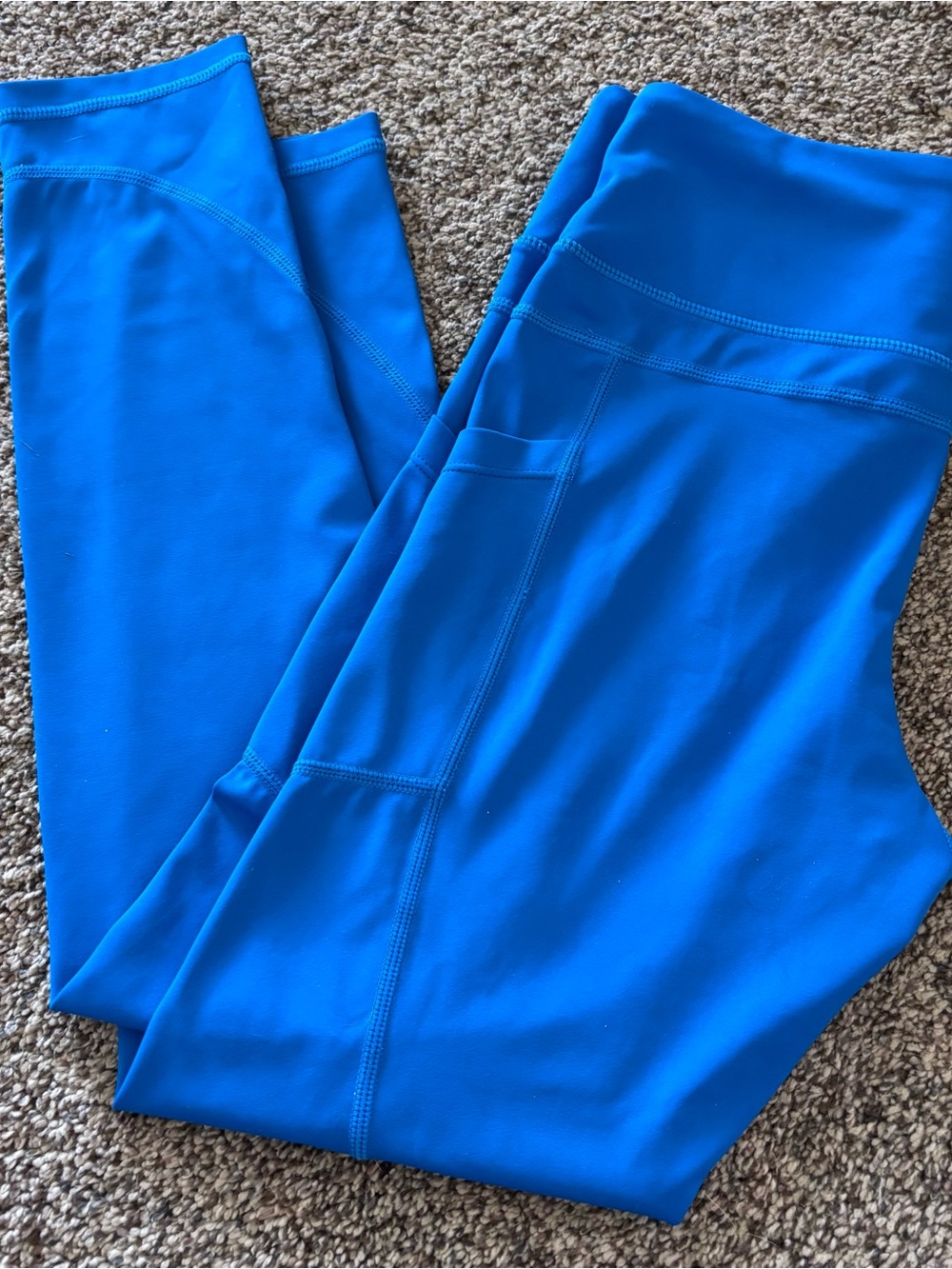 ZYIA Kids Electric Blue Performance Leggings
